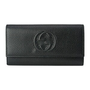 Gucci Soho Long Wallet Black